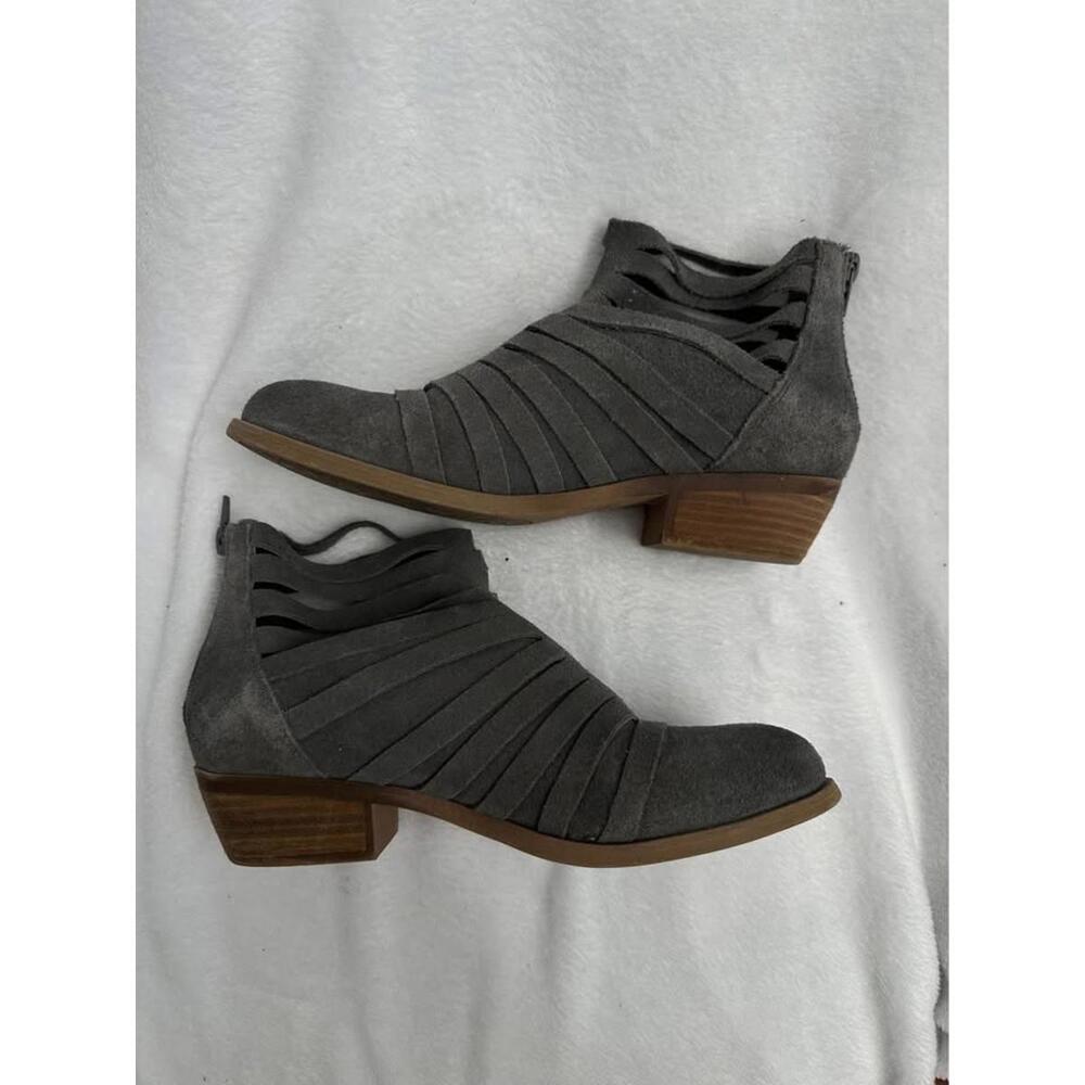 Gray Booties | Size 6.5